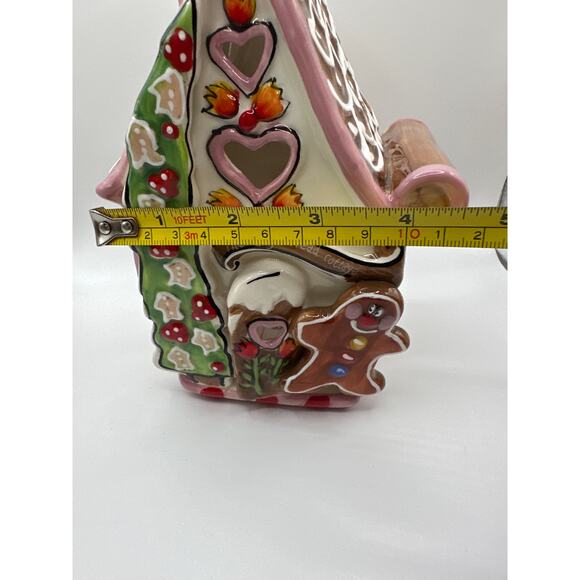 The Gingerbread cottage tea light candle holder Blue Sky Heather Goldmine. NWT - Picture 8 of 12